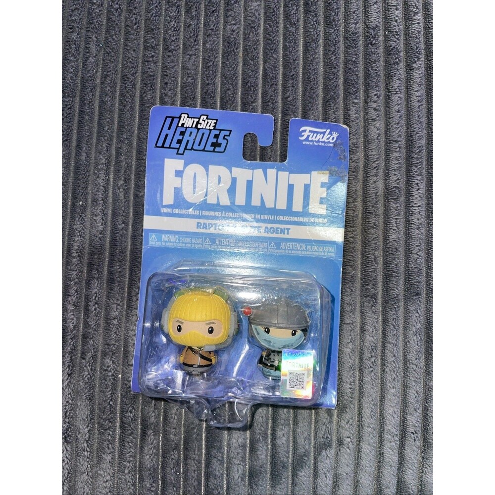 NIB 2018 Funko Pint Size Heroes Fornite Raptor & Elite Agent